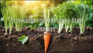 techniques for harvesting baby carrots