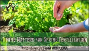 timing matters for spring fertilization timing matters for spring fertilization