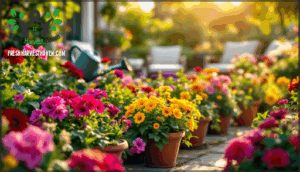 tips for healthy and thriving summer flowers