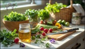 tips for preparing and serving spring salads