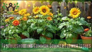 troubleshooting common summer flower issues