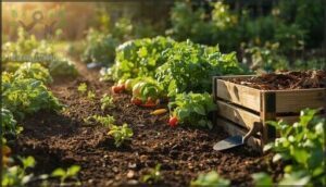 using compost and organic matter