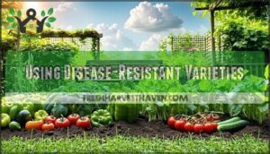 using disease-resistant varieties