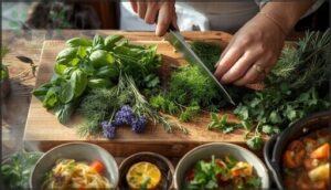using fresh herbs in cooking