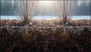 using mulch for root and crown protection using mulch for root and crown protection