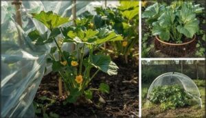 using physical barriers to deter squash bugs