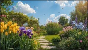 using the color wheel in garden design