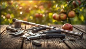 using tools: hand pruners, pole pickers, and more
