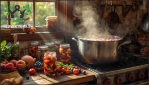 water bath canning for high-acid foods