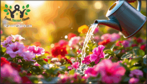 watering at the optimal time of day