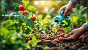watering, feeding, and nutrient management