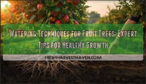 watering techniques for fruit trees
