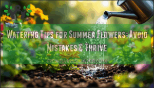 watering tips for summer flowers