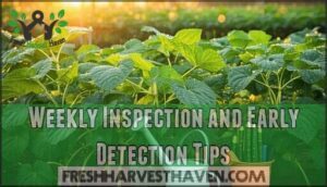 weekly inspection and early detection tips