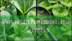 when to call professional pest services