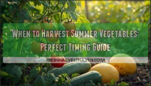 when to harvest summer vegetables