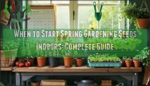 when to start spring gardening seeds indoors