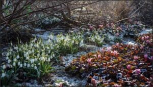 winter-blooming bulbs and ground covers