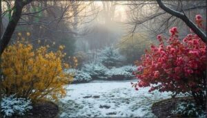 winter-blooming shrubs and trees