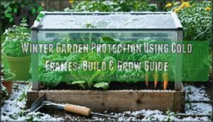 winter garden protection using cold frames