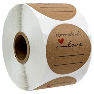 2" Homemade with Love Sticker B07KLSZM91