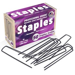 50 6 Inch Garden Landscape Staples B0141GR3OO