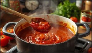 achieving desired sauce consistency achieving desired sauce consistency