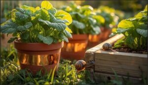 applying copper tape for slugs and snails applying copper tape for slugs and snails