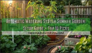 automatic watering system summer garden