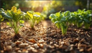 avoiding fresh wood chips and sawdust