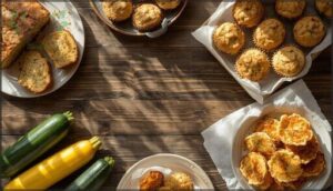 baked goods and appetizers with squash baked goods and appetizers with squash