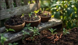 benefits of leaf mold and worm castings