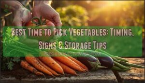 best time to pick vegetables