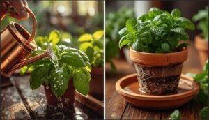 bottom watering vs. top watering