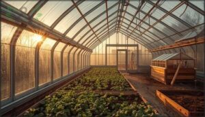 building and maintaining greenhouses or cold frames