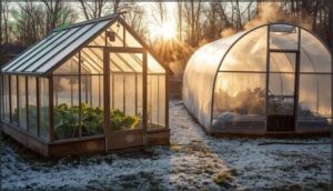 building and using cold frames and hoop houses