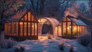 building cold frames, hoop tunnels, and mini-greenhouses