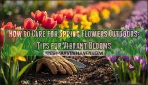 care for spring flowers outdoors