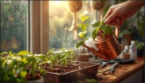 caring for herb seedlings indoors caring for herb seedlings indoors
