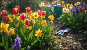 caring for spring flowers throughout the season