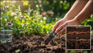 checking soil moisture levels accurately