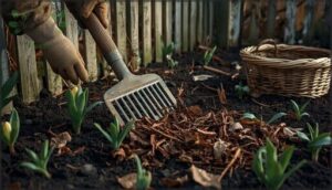 clean up and remove debris