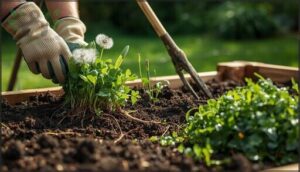clearing garden beds and removing weeds clearing garden beds and removing weeds