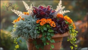 combining colors, textures, and heights combining colors, textures, and heights