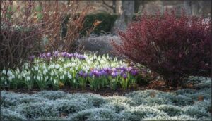 combining shrubs, bulbs, and groundcovers