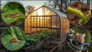 common pests in cold frame gardens