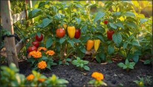 companion planting basics for tomatoes and peppers companion planting basics for tomatoes and peppers