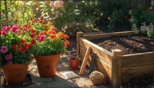 container and raised bed preparation container and raised bed preparation