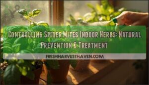 controlling spider mites indoor herbs