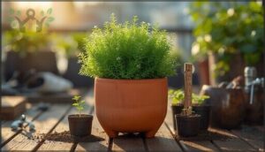 coriander – great for containers